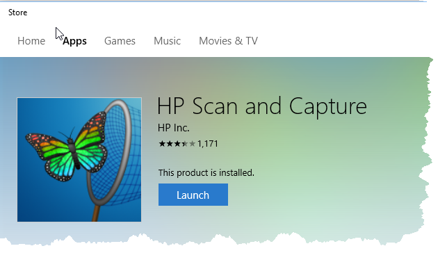 hp scanning app download